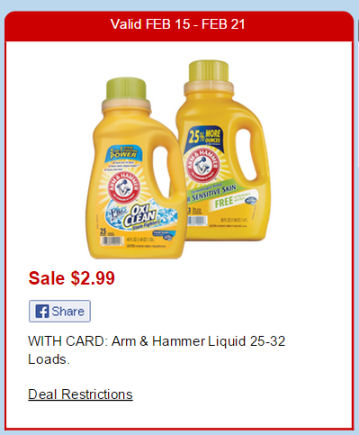 Arm & Hammer Detergent