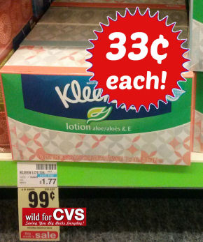 Kleenex Lotion Just 33¢ Per Box!