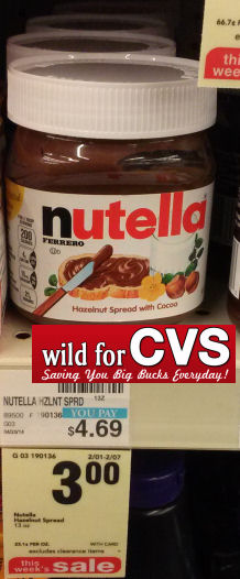 Nutella $1 at CVS!