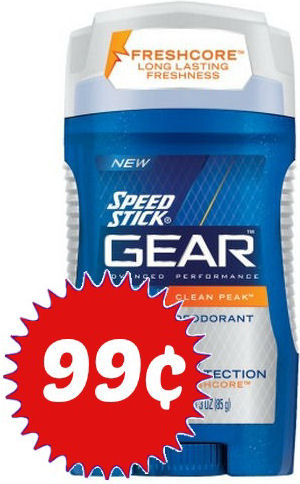 New Coupon for 99¢ Speed Stick Gear on 3/8!