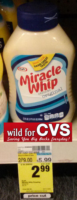 Miracle Whip Price Cut