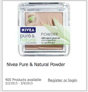 FREE Nivea Powder