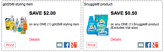 Snuggle coupons