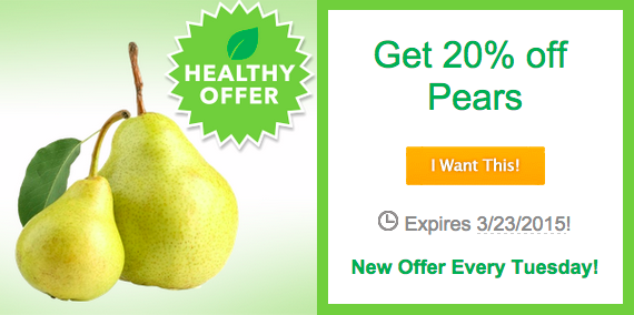 SavingStar Save on Pears