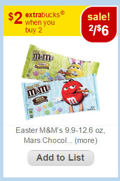 M&M's Easter Candy Coupon