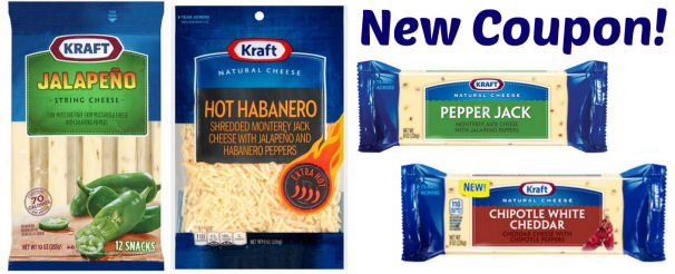 New Coupon for Kraft Cheese -- Spicy Varieties!