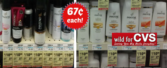 Pantene 67¢ Each
