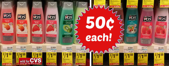 Alberto V05 Shampoos & Conditioners 50¢ Each!