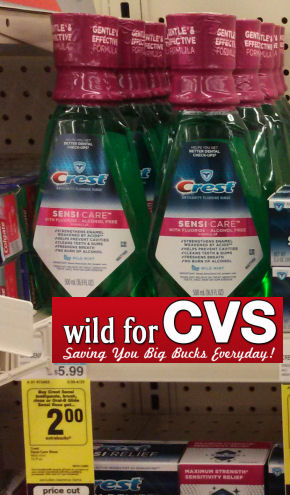 Crest Sensi Care Rinse Just $1.40 Each!