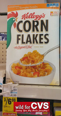 Kellogg's Corn Flakes $1.50 Per Box!