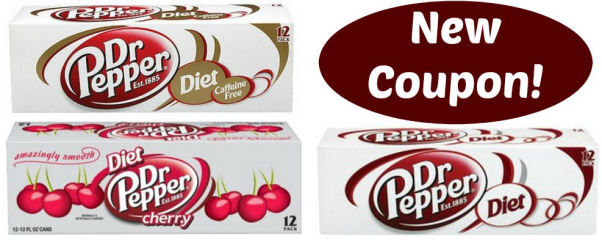 New Diet Dr Pepper Coupon