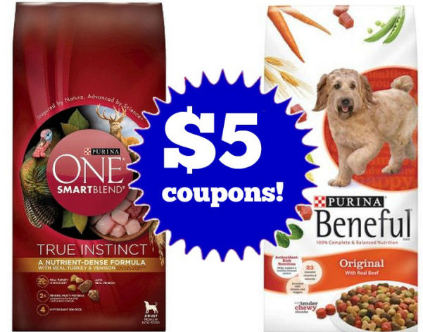 $5 Purina One & Beneful Coupons!