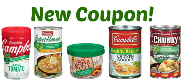 New Campbell's Healthy Request Soup Coupon - Long Expiration Date!