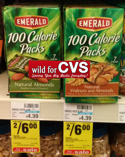 Emerald 100 Calorie Packs Just 36¢ Per Serving!