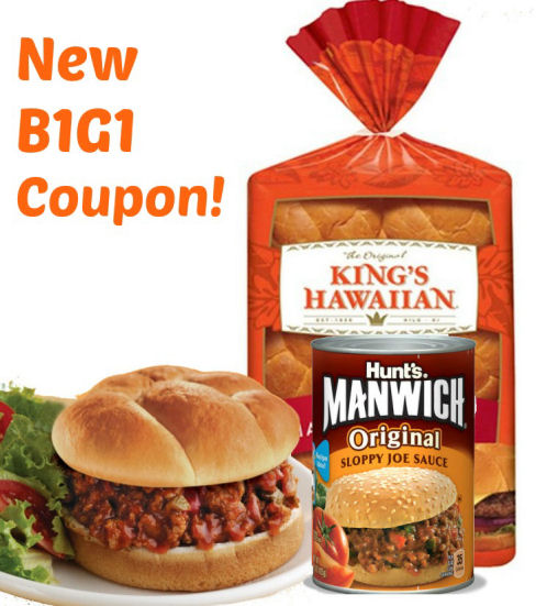 New Manwhich & King's Hawaiian Coupon!