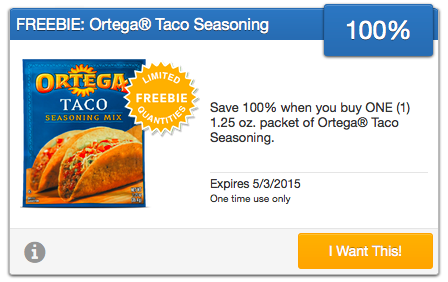 Free Ortega Seasoning