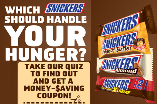 Snickers B1G1 coupon