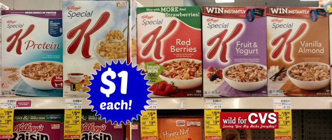 New Special K Coupon = $1 Cereal!