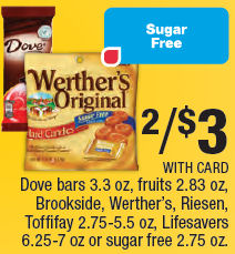 New Werther's Sugar Free Candy Coupon = 50¢ Next Week!