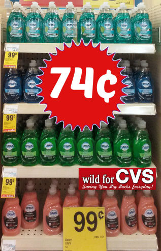 Dawn Dish Washing Liquid Just 74¢!