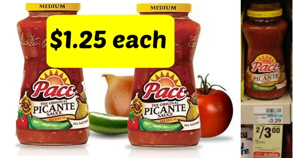 Pace Picante Sauce Just $1.25 Each!