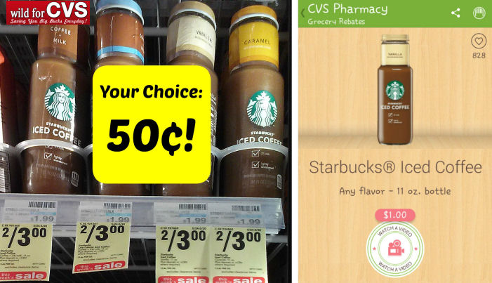 starbucks iced coffee deal at cvs