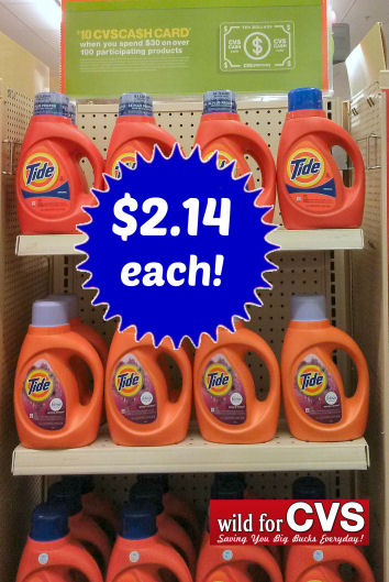 Tide Detergents As Low As $2.14 Each!