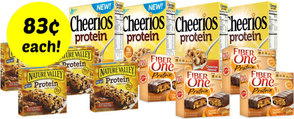 Cheerios Nature Valley  & Fiber One Deal