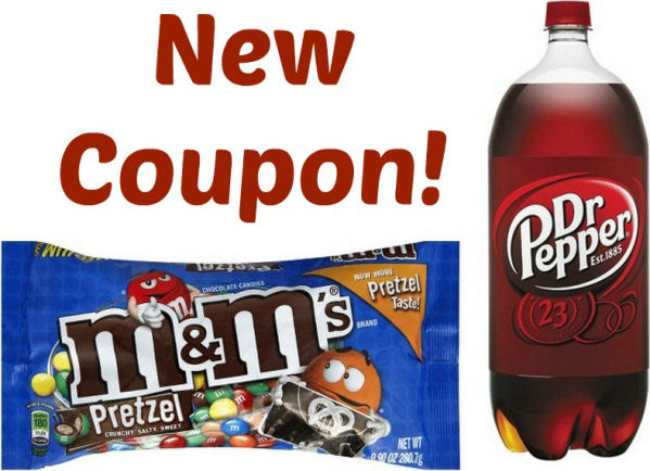 New Dr. Pepper & M&M Coupon - Super Long Expiration Date!