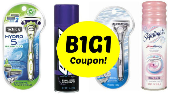 New B1G1 Skintimate/Edge Coupon & CVS Cash Card Deal!