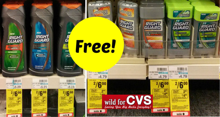 Free Right Guard Bodywash or Deodorant!