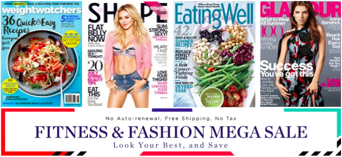 DiscountMags Fitness sale