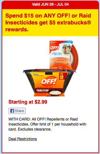 Off! Printable Coupons