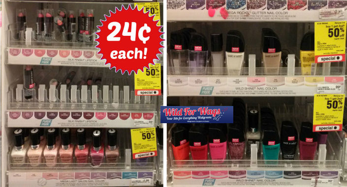 Wet 'N Wild Cosmetics As Low As 24¢ Each!