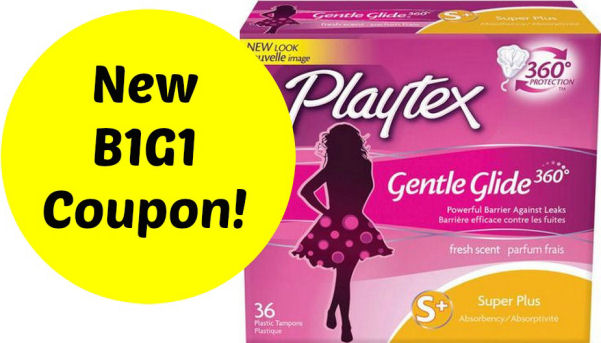 New B1G1 Coupon for Playtex Gentle Glide!