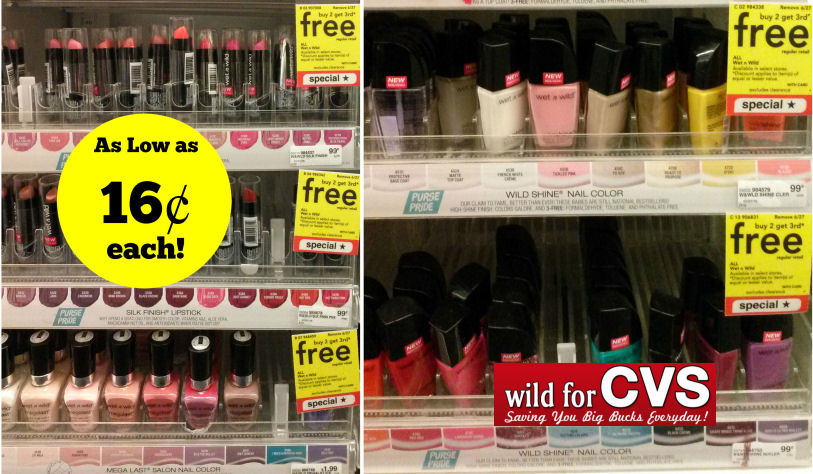 Wet 'N Wild Cosmetics As Low As 16¢ Each!