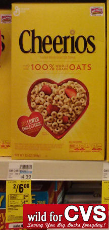 Original Cheerios $1.25 Per Box This Week