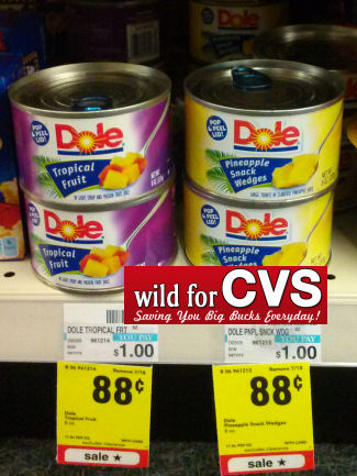 Dole Tropical Fruit or Pineapple Wedges 55¢ Each!