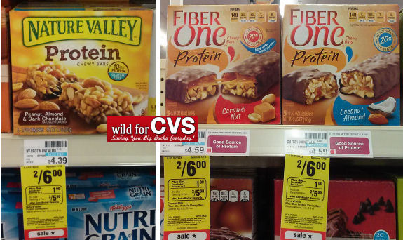 Fiber One or Nature Valley - Just 38¢ Per Protein Bar!