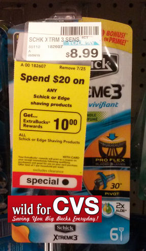 Schick Xtreme deal