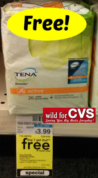 Tena Coupon is Back for FREE Liners Thru 8/22!