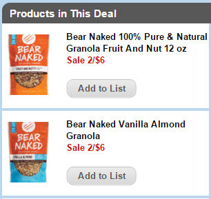 bear naked granola