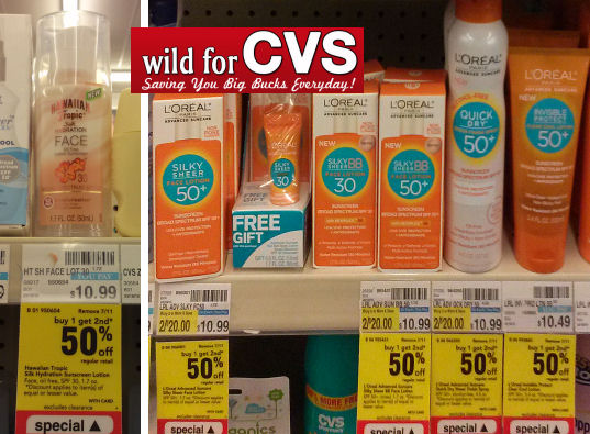 Save 57% WYB Both L'Oréal & Hawaiian Tropic Sun Care!