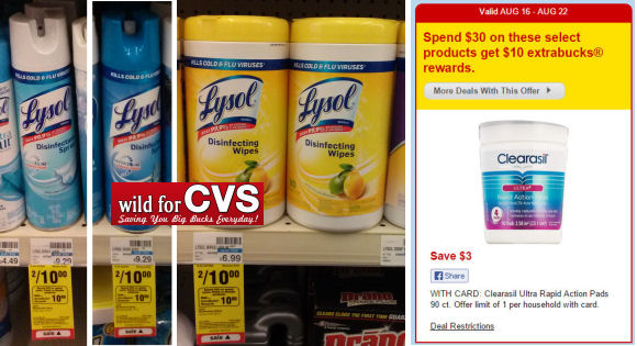 Lysol, Finish & Clearasil Just $1.31 Per Item!