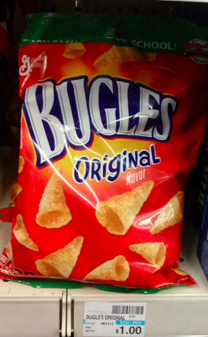 Bugles 75¢ per bag