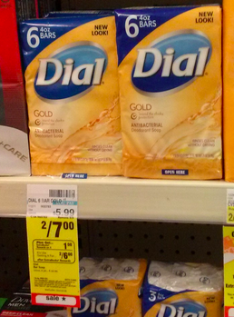 Dial Bar Soap 3 Packs Just 50¢