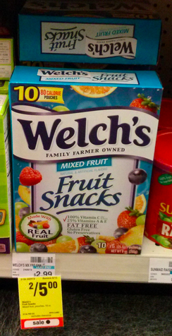 Welch's Fruit Snacks coupons