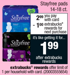 Stayfree Coupons