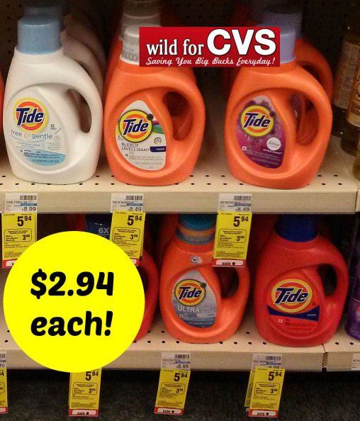 Tide As low As $2.94 Each!