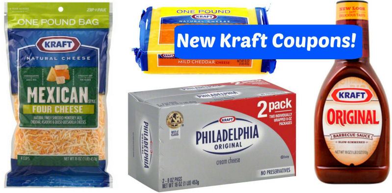 New Kraft Cheese & BBQ Sauce Coupons!